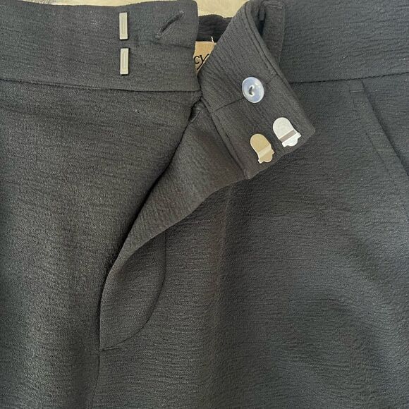 Democracy Women's Black Straight Leg Pants Pockets Sz 8 High Rise - Picture 5 of 7